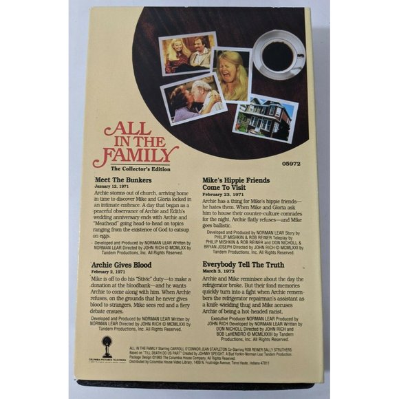VHS | Media | All In The Family Archie Vs Mike Vhs 993 Columbia House